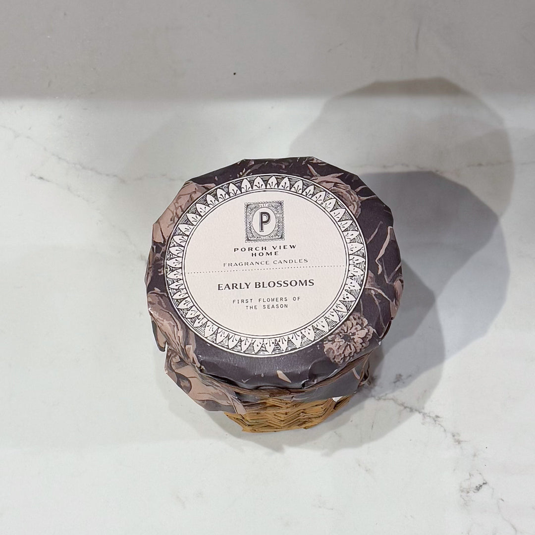 Early Blossoms French Willow Candle
