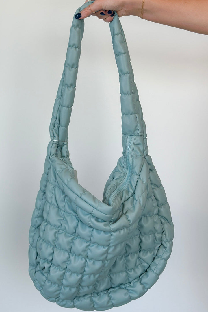 Faux Leather Quilted Bag