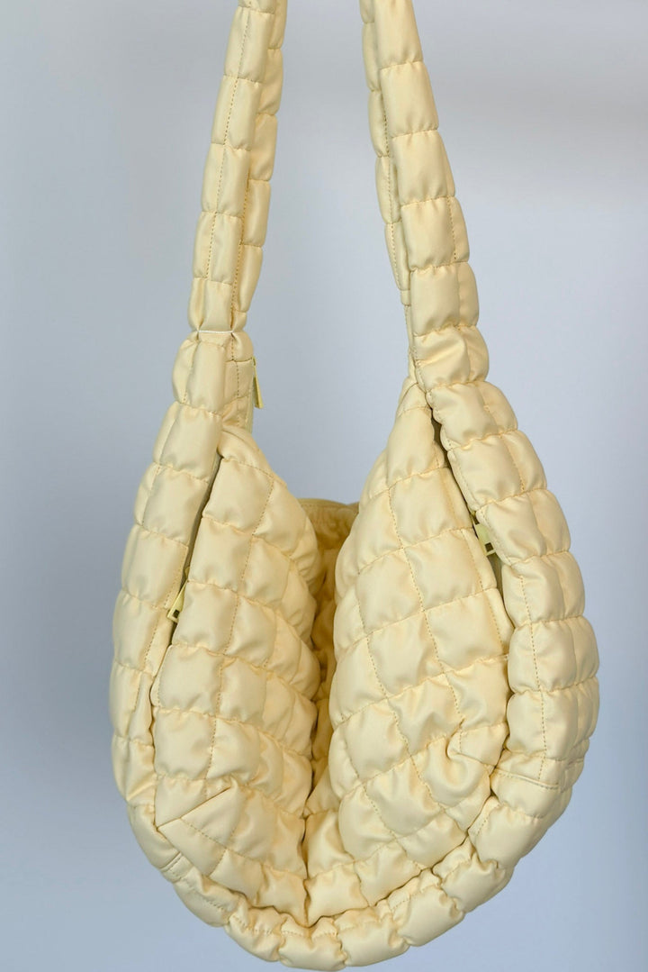 Faux Leather Quilted Bag