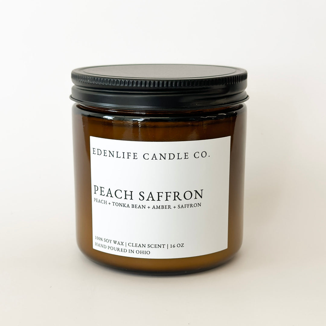 Peach Saffron Candle