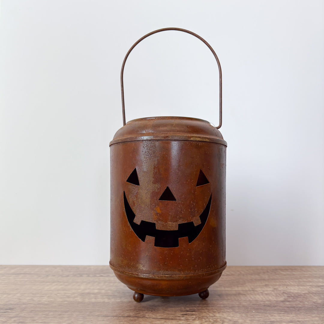 Rusty Jack-O-Lantern Luminary