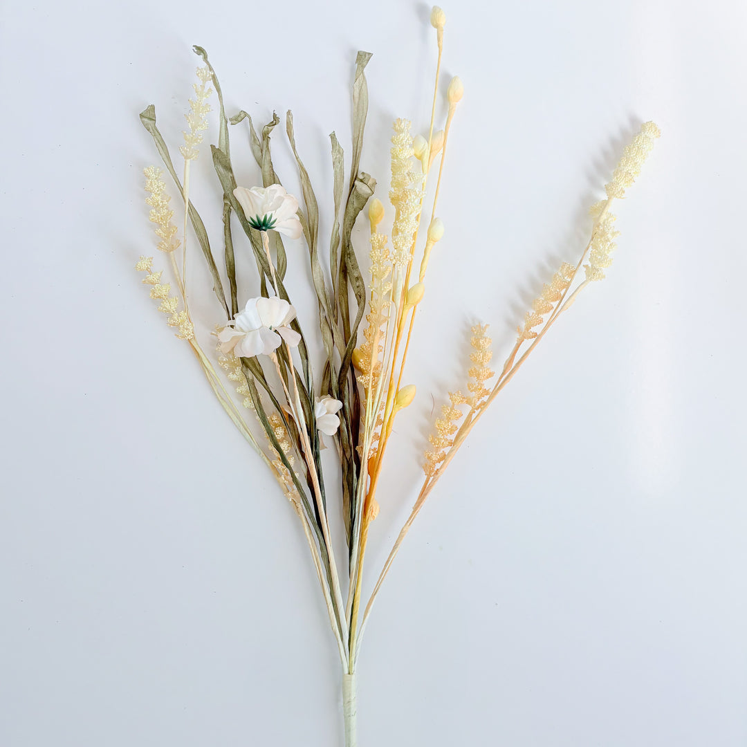 Cheerful Mixed Wheat Flower Spray