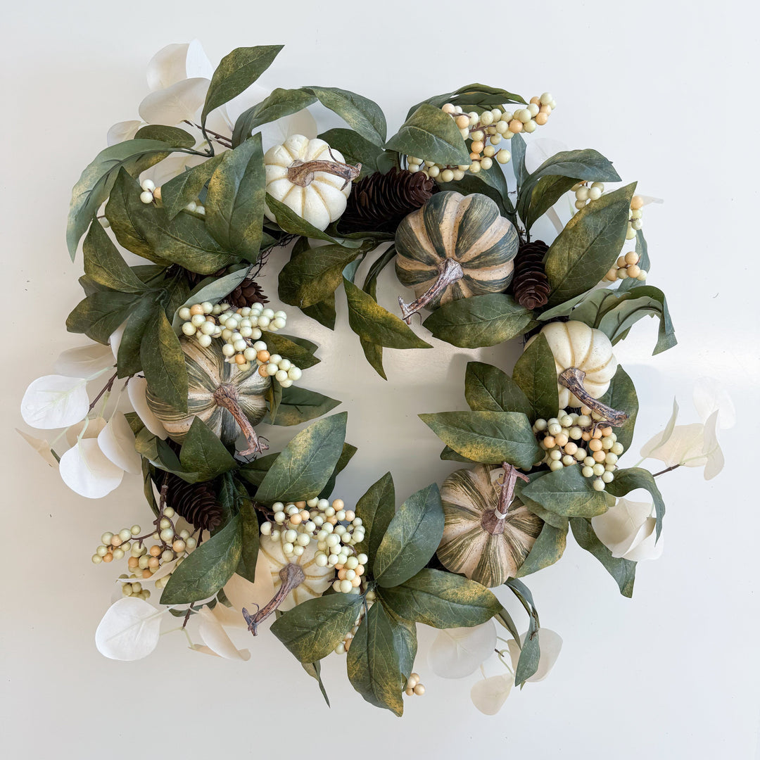 Pumpkin Foliage Wreath