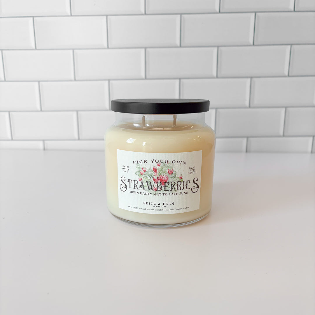 Fritz & Fern Strawberries Candle