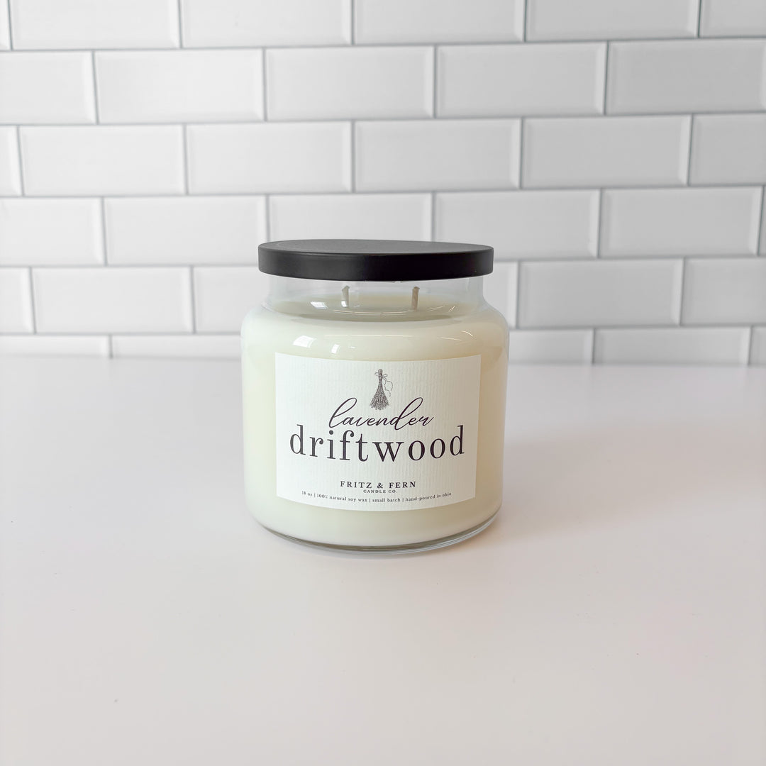 Fritz & Fern Lavender Driftwood Candle