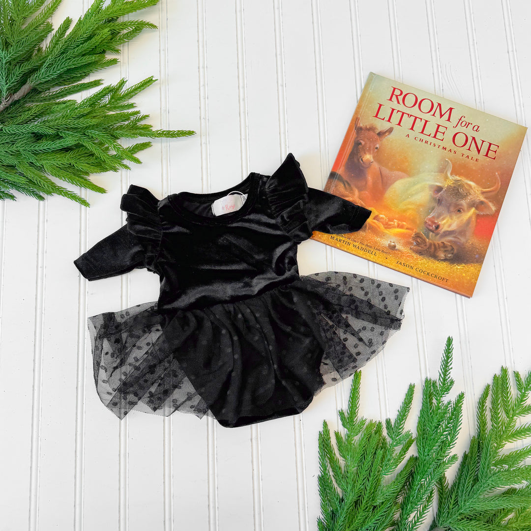 Black Velvet Tutu Onesie