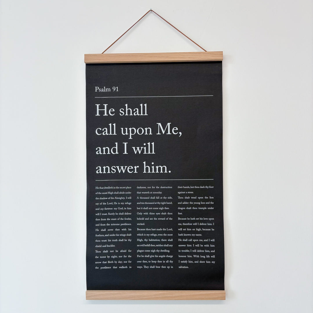 Psalm 91 Canvas