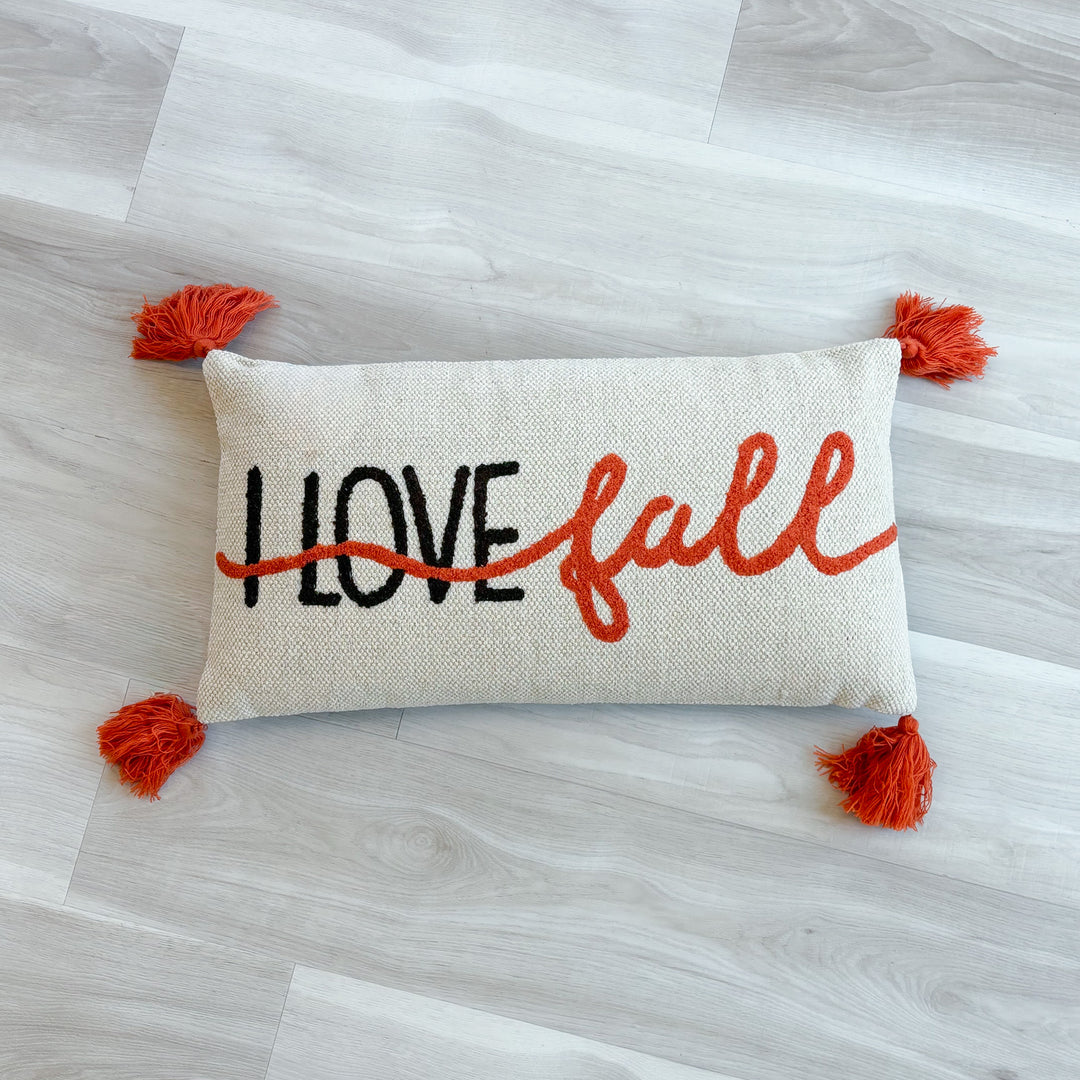 I Love Fall Pillow