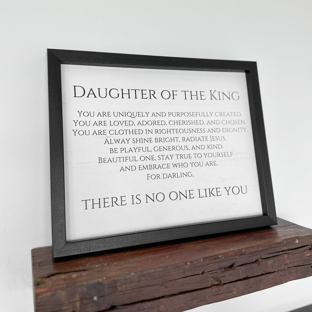 Daughter Of The King Sign