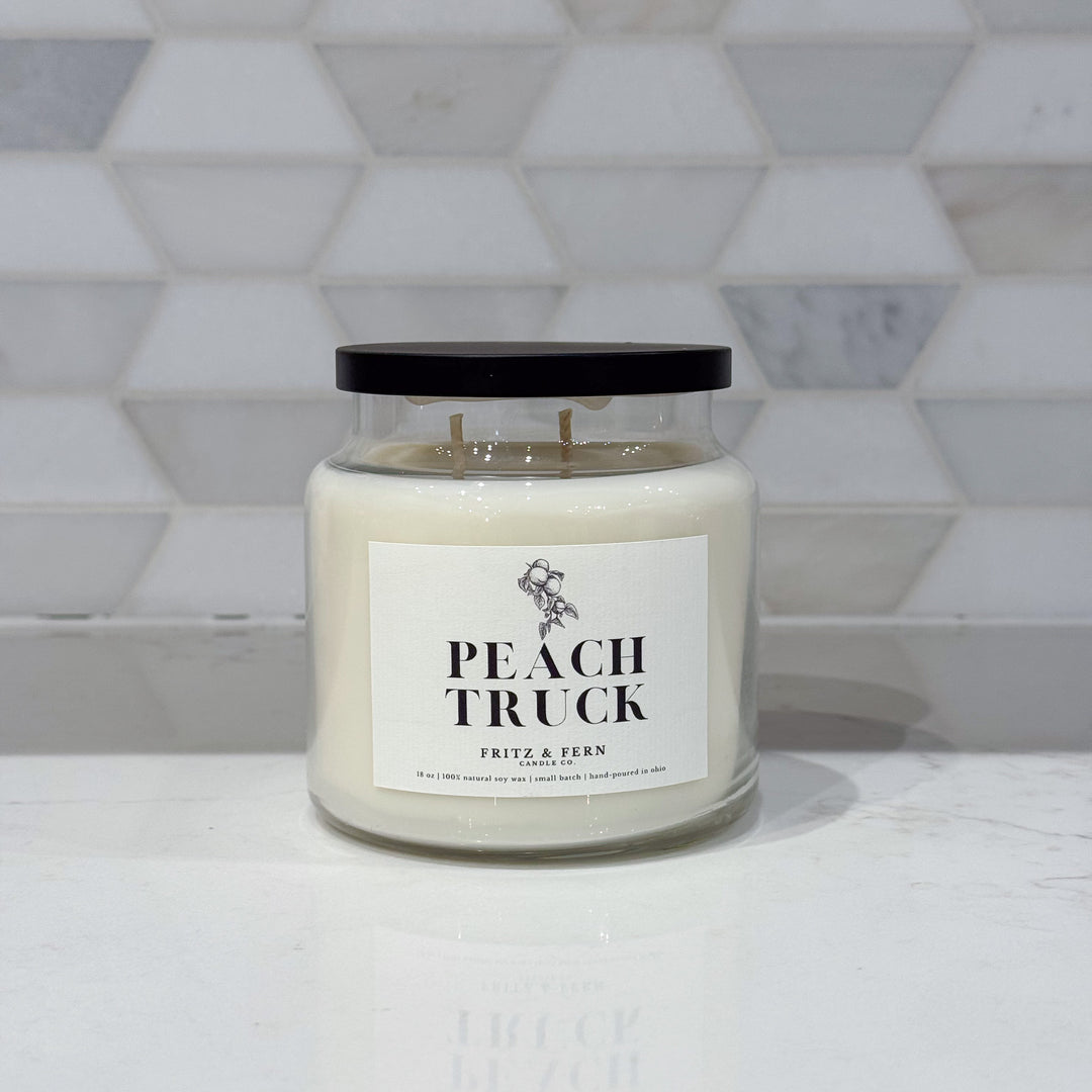 Fritz & Fern Peach Truck Candle
