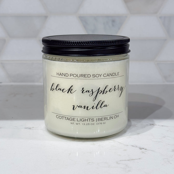Black Raspberry & Vanilla Soy Candle