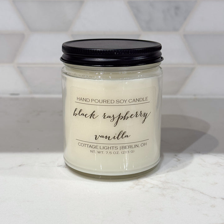 Black Raspberry & Vanilla Soy Candle