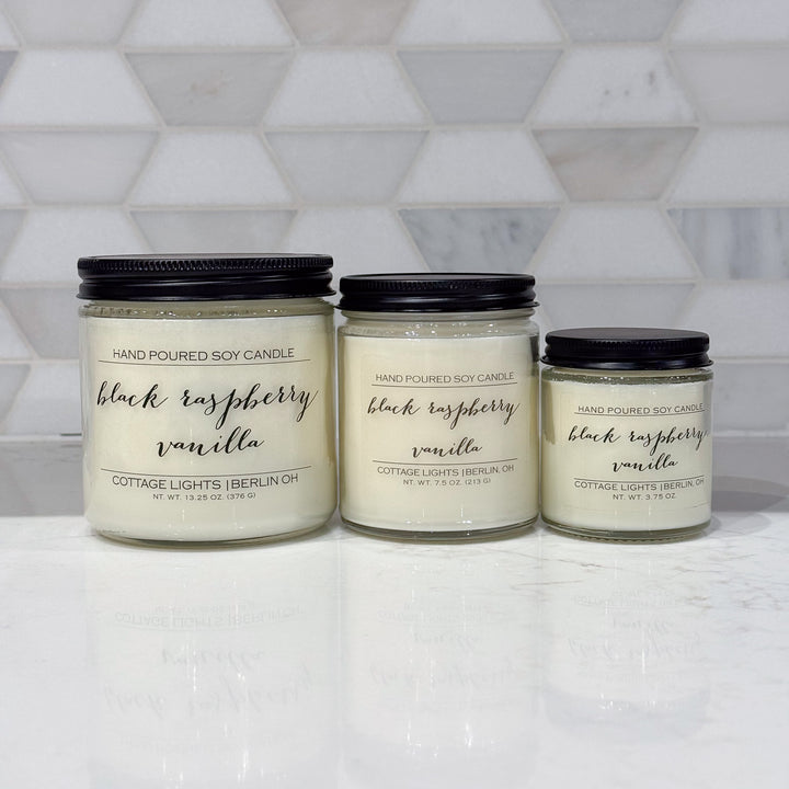 Black Raspberry & Vanilla Soy Candle