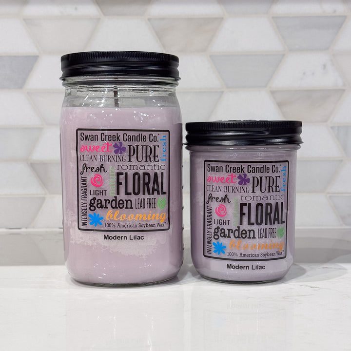 Swan Creek Modern Lilac Candles