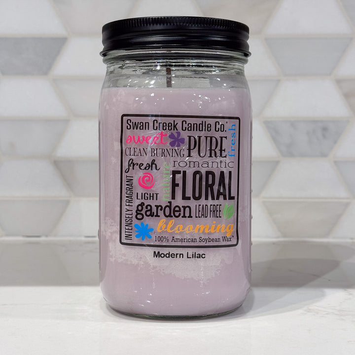 Swan Creek Modern Lilac Candles