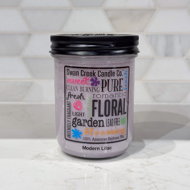 Swan Creek Modern Lilac Candles