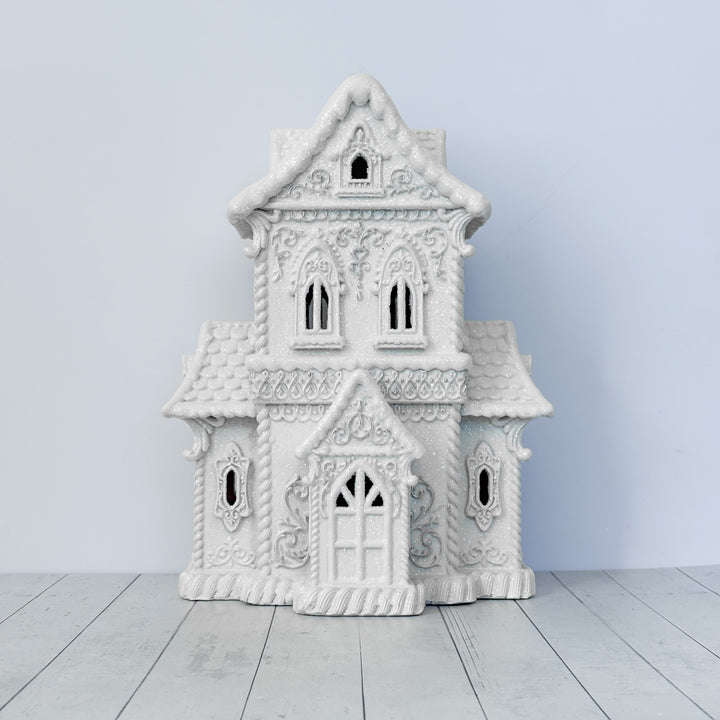Icy Detailed Holiday Lighted House