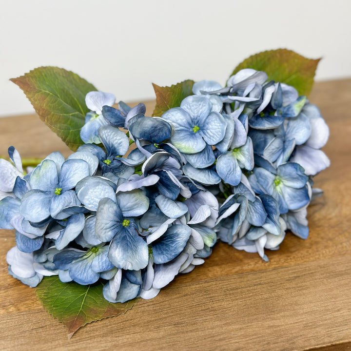 Weathered Blue Hydrangea Spray
