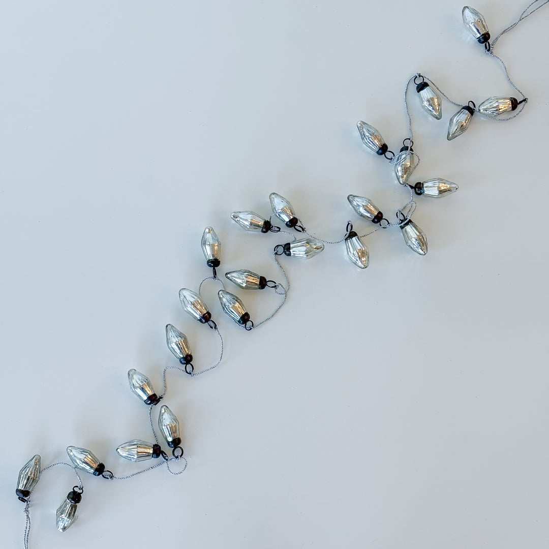Mini Gold Prism Mercury Glass Garland