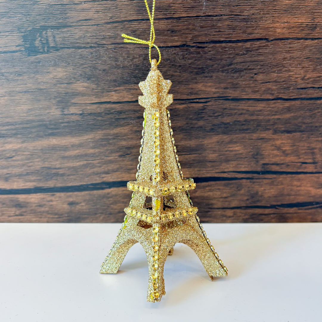 Glitter Eiffel Tower Ornament