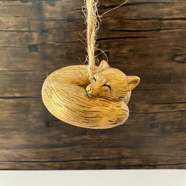 Sleeping Fox Ornament