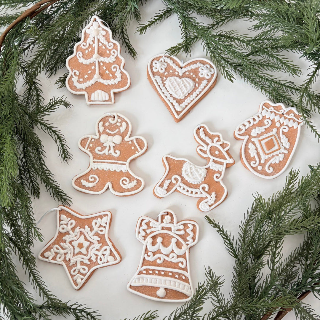 Frosted Gingerbread Cookie Ornament