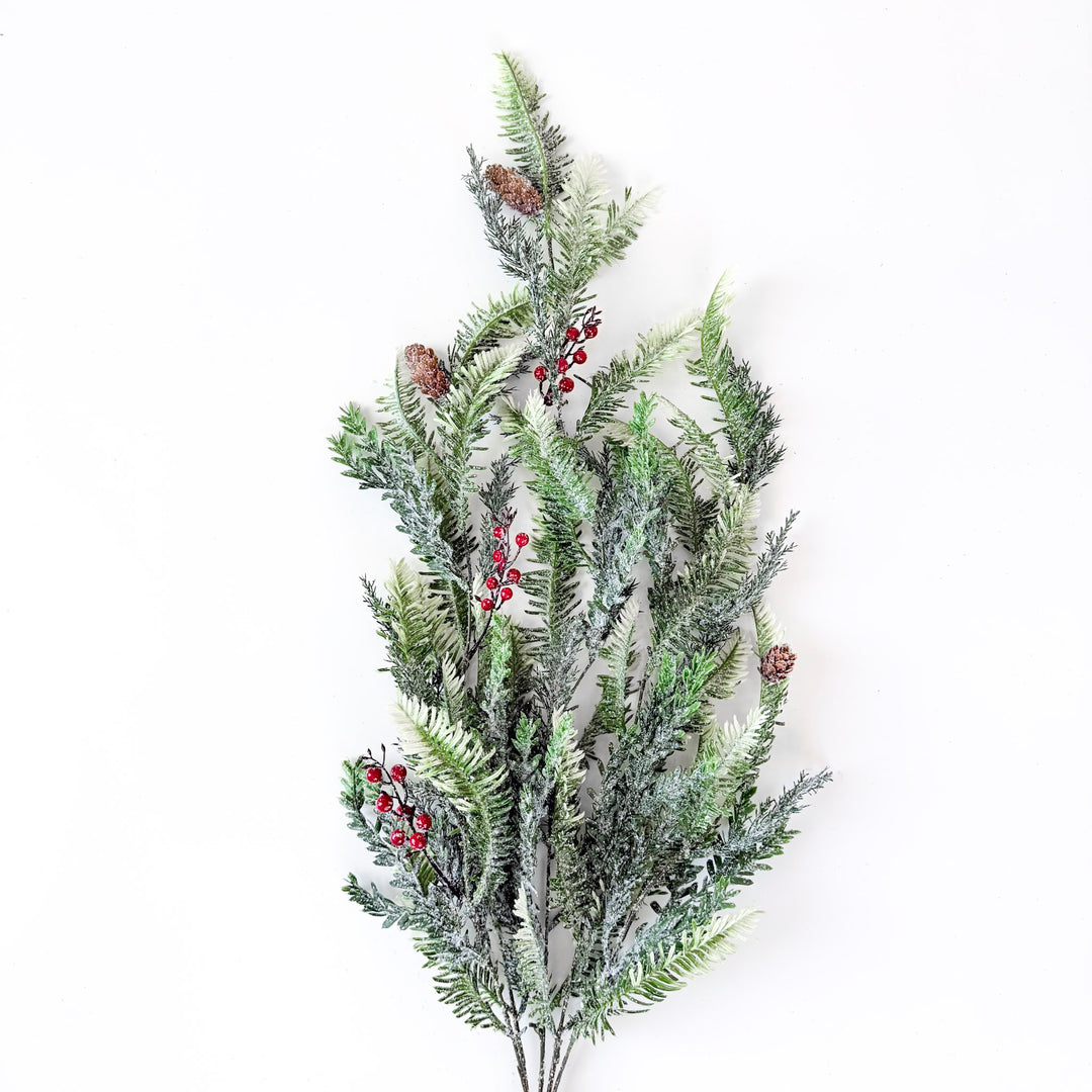 Iced Pine & Hemlock Berry Spray