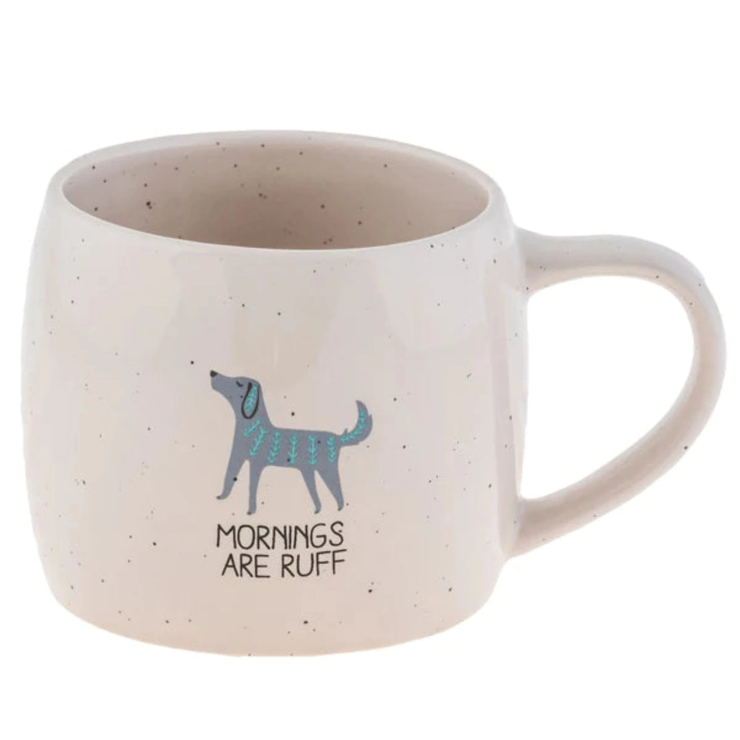 Mornings Are Ruff Dog Mug