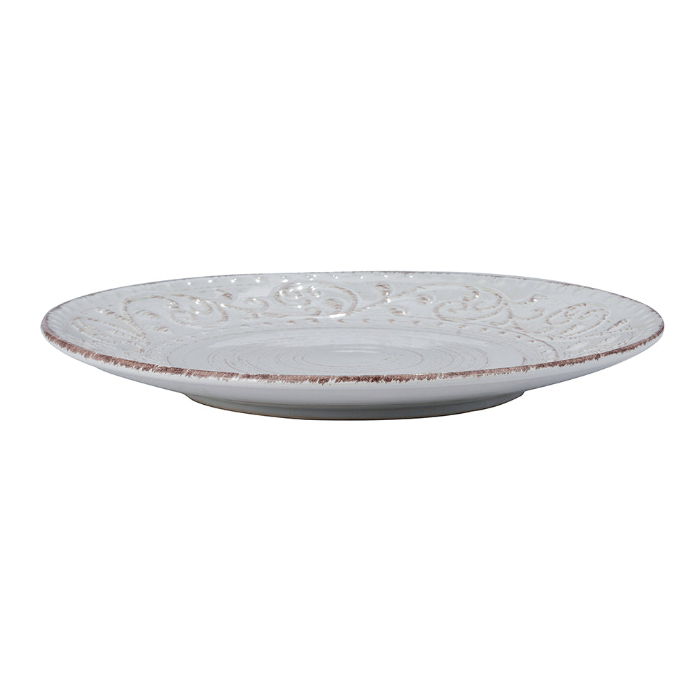 Rustic Flare White Salad Plate