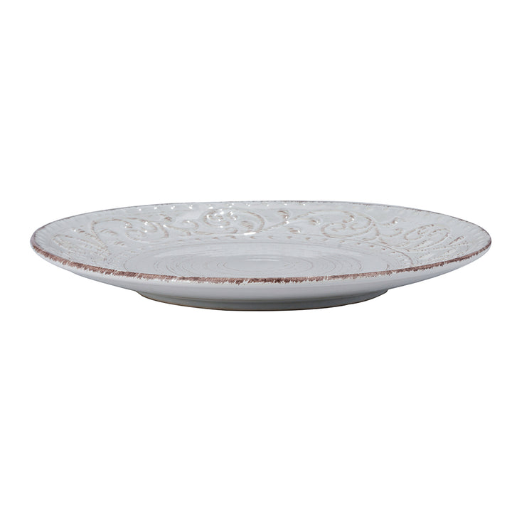 Rustic Flare White Salad Plate