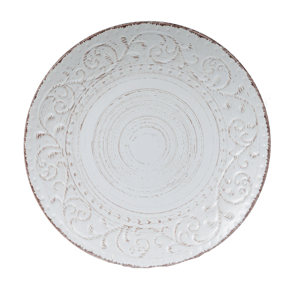 Rustic Flare White Salad Plate
