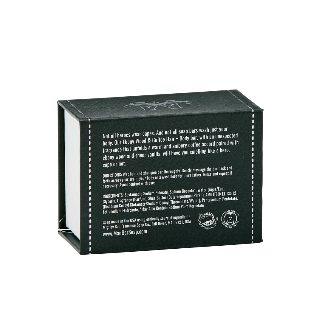 Ebony Wood & Coffee Mini Man Bar