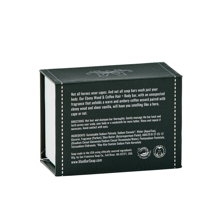 Ebony Wood & Coffee Mini Man Bar