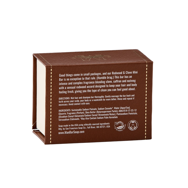 Redwood & Clove Mini Man Bar