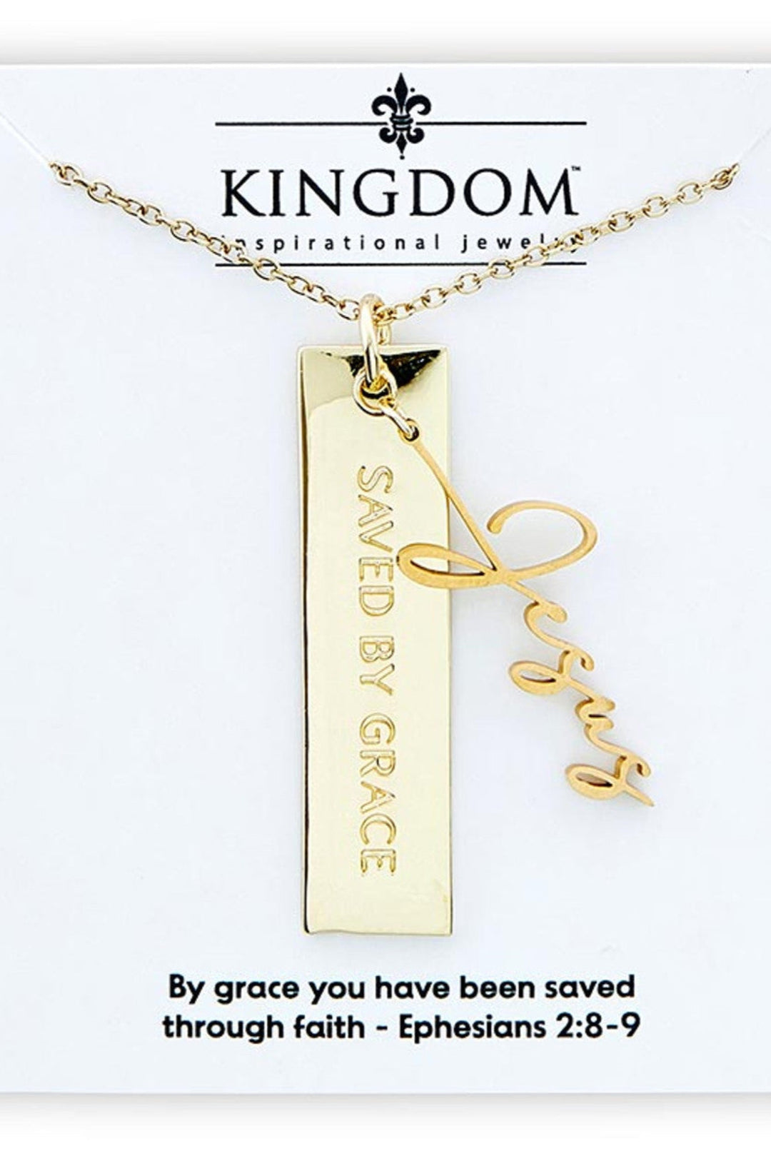Jesus Name Plate Necklace