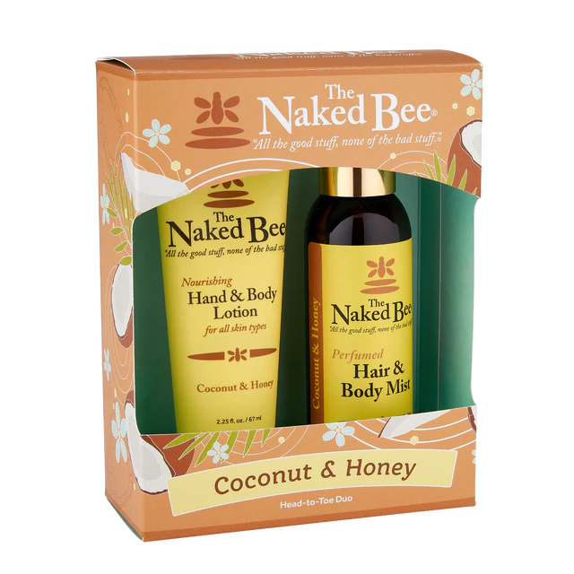 Naked Bee Coconut & Honey Duo Gift Set