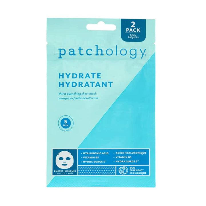 Patchology Hydrate 2 Pack Sheet Mask