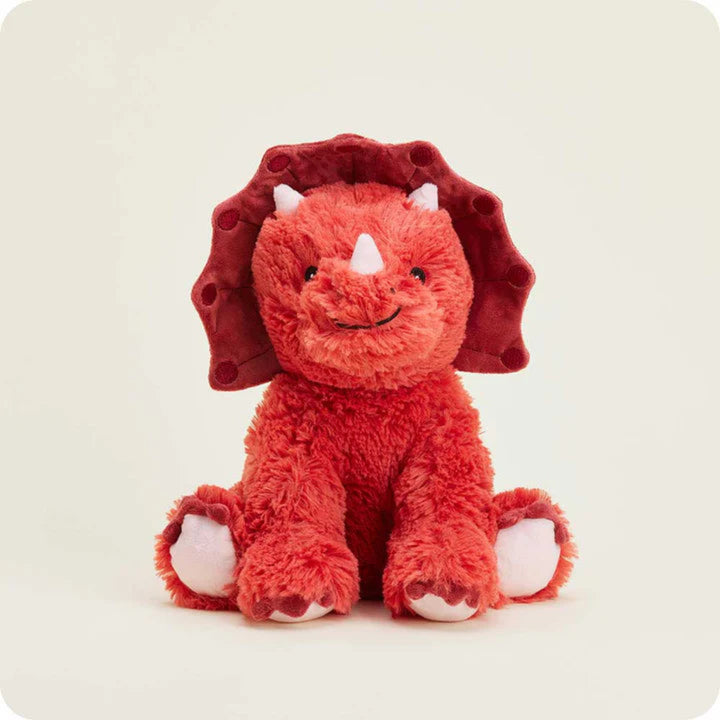 Warmies Red Triceratops Stuffed Animal