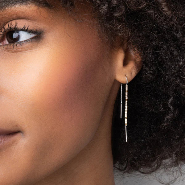 Chroma Miyuki Thread Earrings