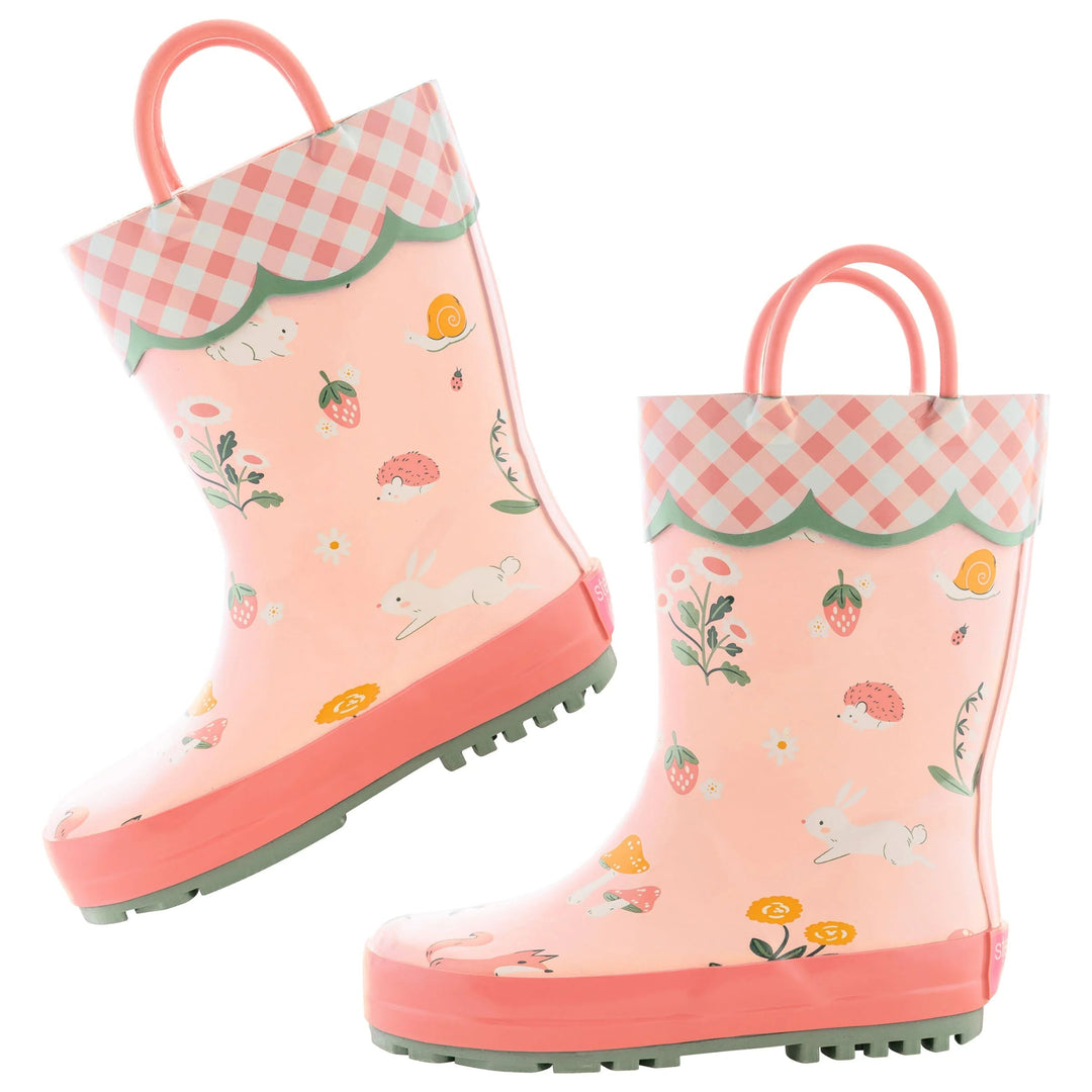 Kids Strawberry Fields Rain Boots