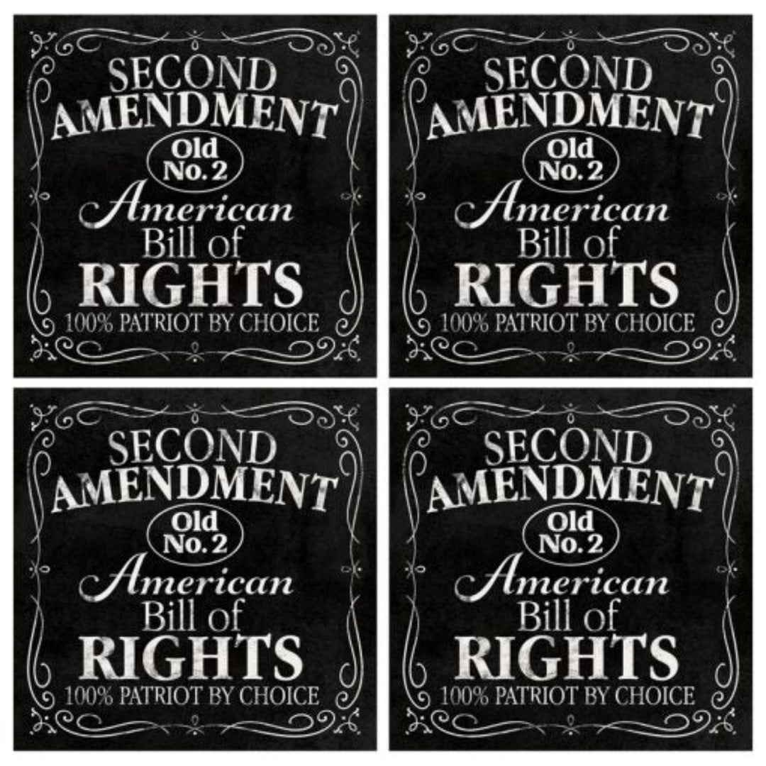 2nd Amendment Coaster Set