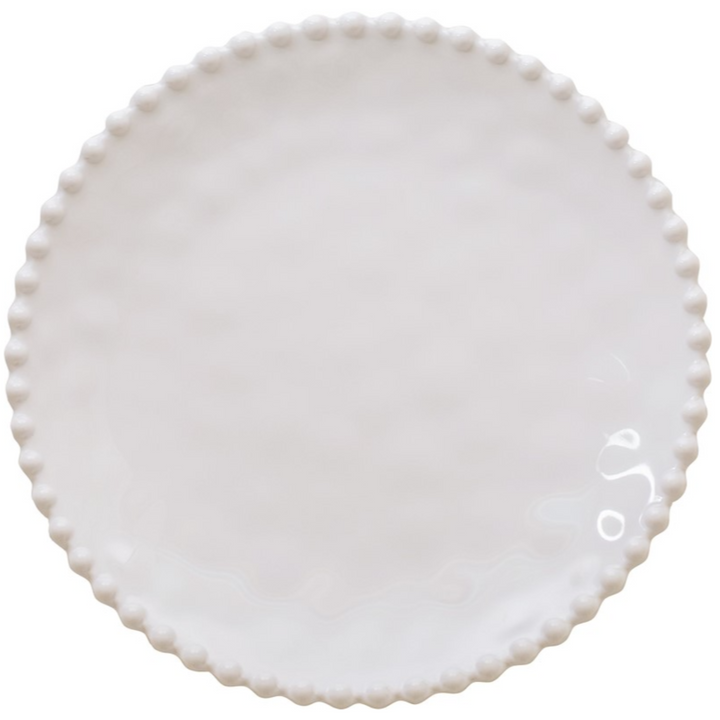 Beaded Pearl Salad Plate