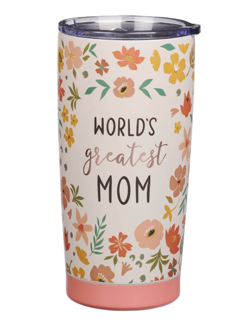 Positive Floral Tumbler