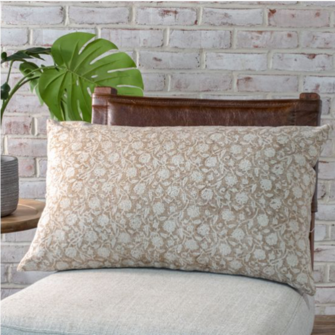Sandy Floral Pillow