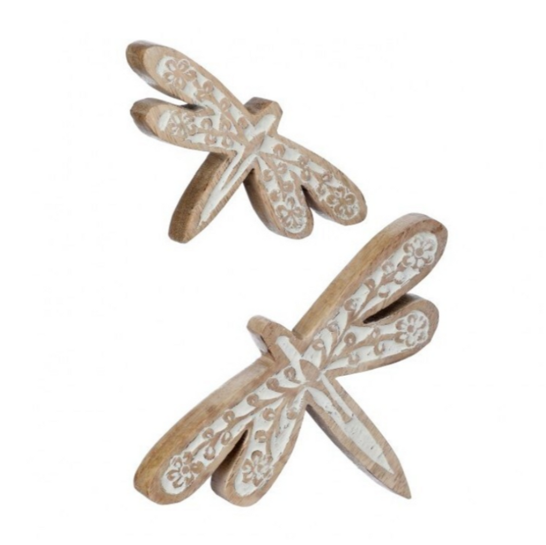 Carved Wooden Dragonfly