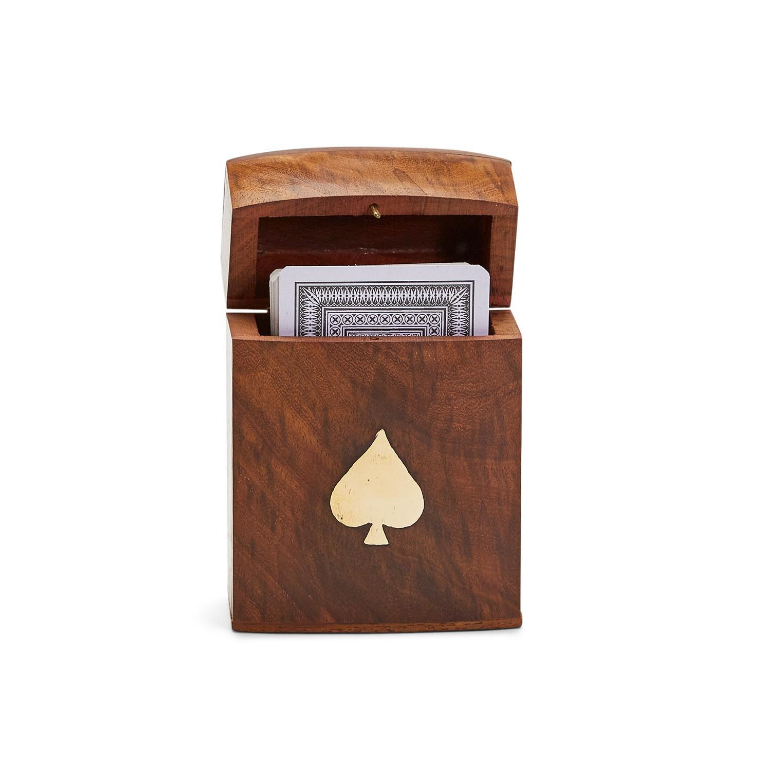 Wooden Boxed Playing Card Set