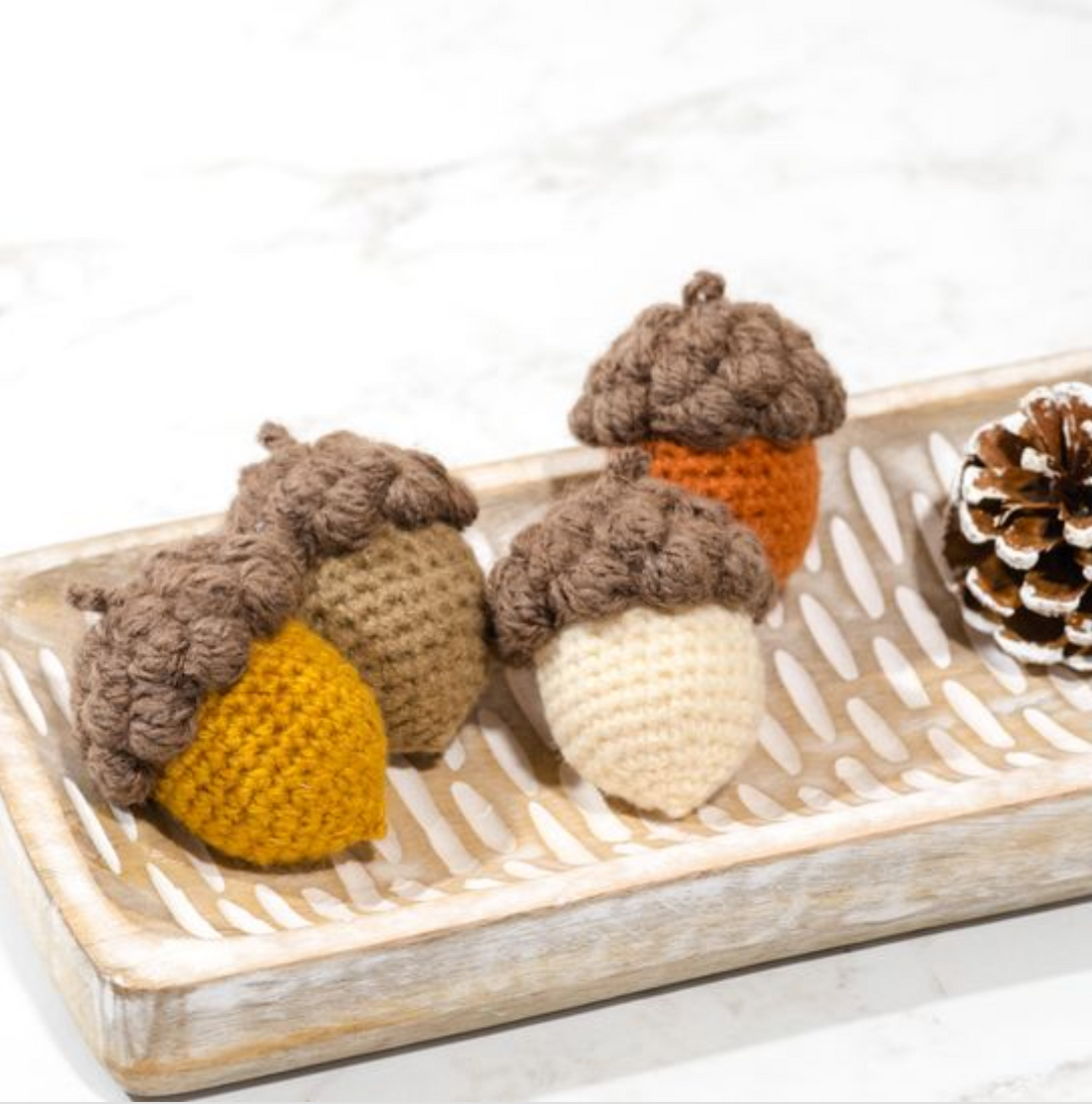 Fall Is Here Crochet Acorn