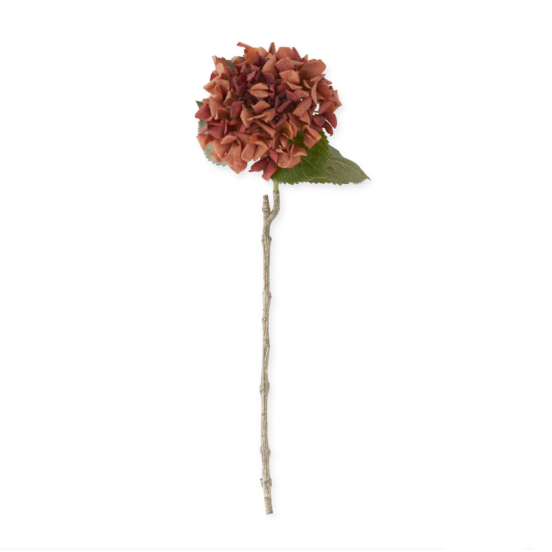 Burnt Orange Real Touch Hydrangea
