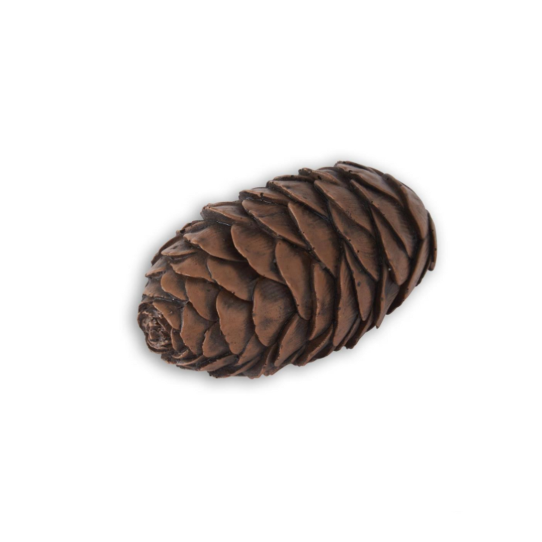 Brown Faux Resin Pinecone