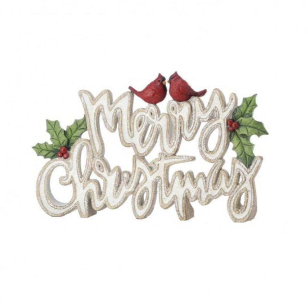 Merry Christmas Cardinal Sitter